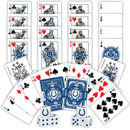 Indianapolis Colts - 2-Pack Playing Cards & Dice Set