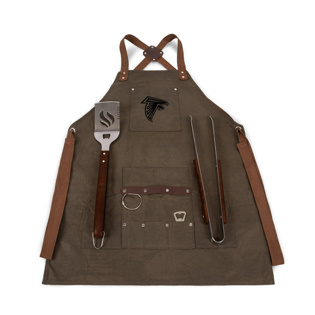 Atlanta Falcons - BBQ Apron with Tools & Bottle Opener