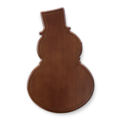 Reversible Snowman Sectioned Serving Tray with Knife