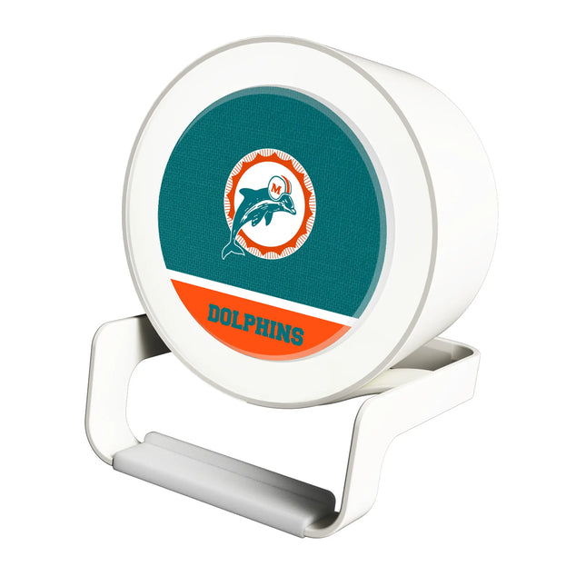 Miami Dolphins 1966-1973 Historic Collection Endzone Solid Night Light Charger and Bluetooth Speaker