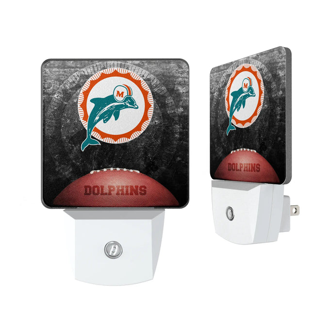 Miami Dolphins 1966-1973 Historic Collection Legendary Night Light 2-Pack