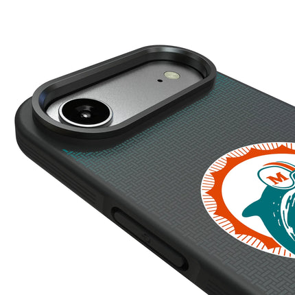 Miami Dolphins 1966-1973 Historic Collection Linen Bump Phone Case for Apple iPhone