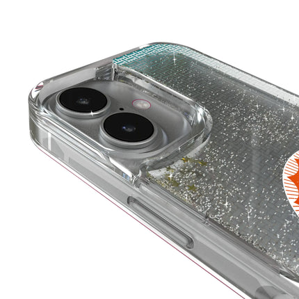 Miami Dolphins 1966-1973 Historic Collection Linen Glitter Phone Case for Apple iPhone