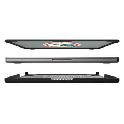 Miami Dolphins 1966-1973 Historic Collection Linen Laptop Case for Apple MacBook