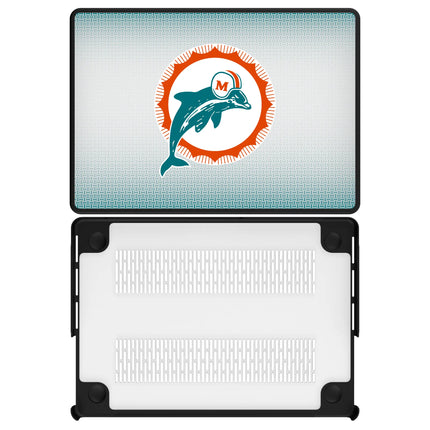 Miami Dolphins 1966-1973 Historic Collection Linen Laptop Case for Apple MacBook