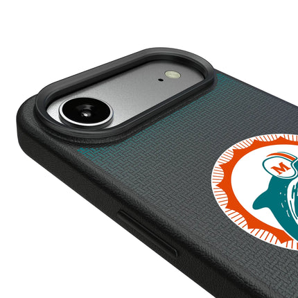 Miami Dolphins 1966-1973 Historic Collection Linen MagSafe Compatible Phone Case for Apple iPhone