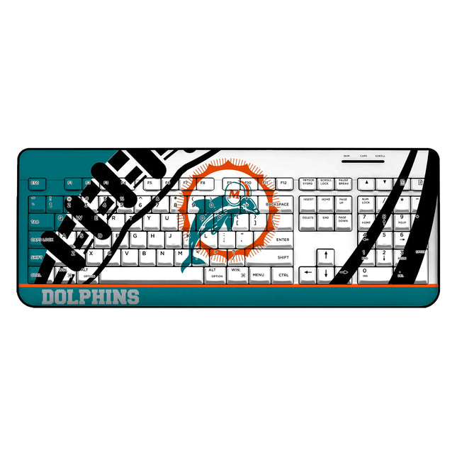 Miami Dolphins 1966-1973 Historic Collection Passtime Wireless USB Keyboard