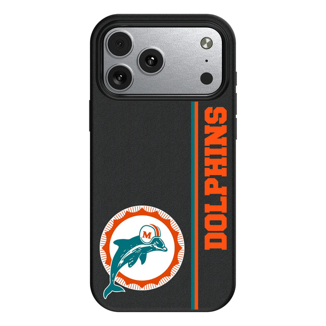 Miami Dolphins 1966-1973 Historic Collection Sidebar MagSafe Compatible Phone Case for Apple iPhone