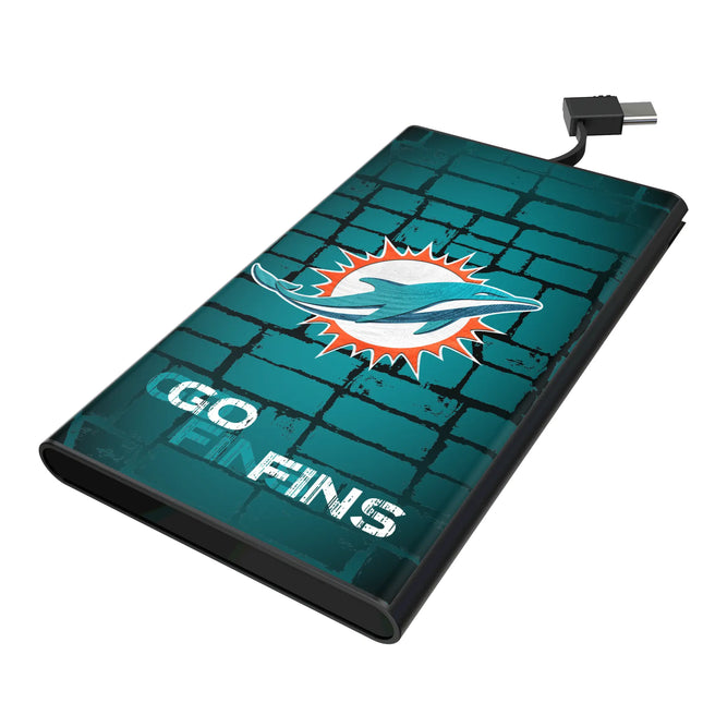 Miami Dolphins Brick 5000mAh Flat Powerbank
