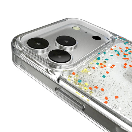 Miami Dolphins Confetti Glitter Phone Case for Apple iPhone