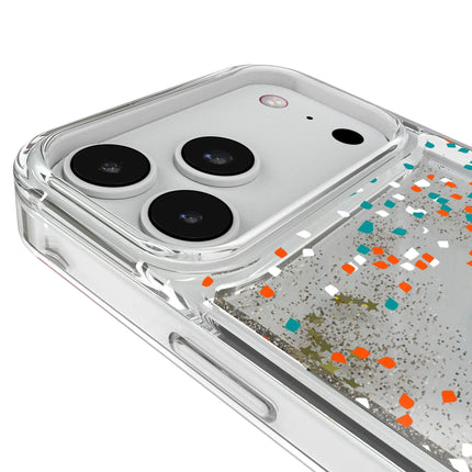 Miami Dolphins Confetti Glitter Phone Case for Apple iPhone