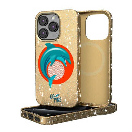 Miami Dolphins Deco Bling Phone Case for Apple iPhone
