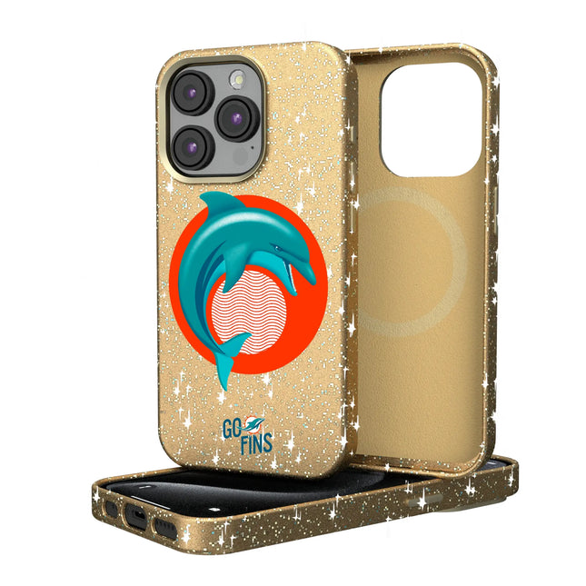 Miami Dolphins Deco Bling Phone Case for Apple iPhone