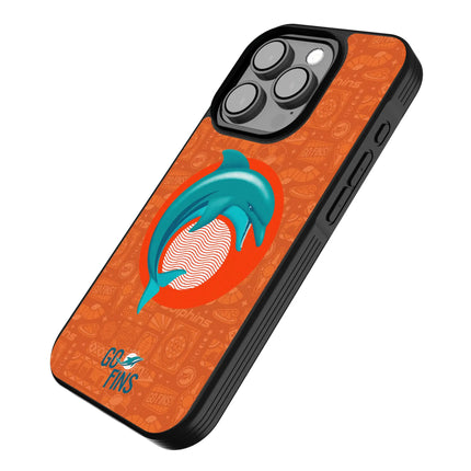 Miami Dolphins Deco Bump Phone Case for Apple iPhone