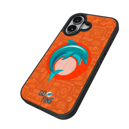 Miami Dolphins Deco Bump Phone Case for Apple iPhone