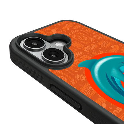 Miami Dolphins Deco Bump Phone Case for Apple iPhone