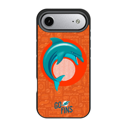 Miami Dolphins Deco Bump Phone Case for Apple iPhone