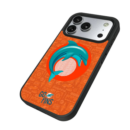 Miami Dolphins Deco Bump Phone Case for Apple iPhone