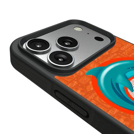 Miami Dolphins Deco Bump Phone Case for Apple iPhone