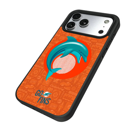 Miami Dolphins Deco Bump Phone Case for Apple iPhone