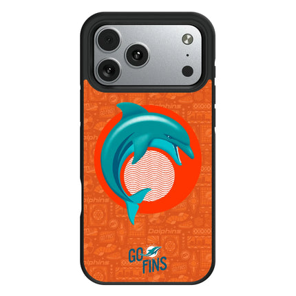 Miami Dolphins Deco Bump Phone Case for Apple iPhone