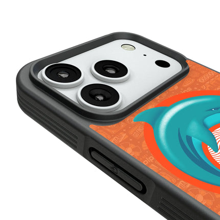 Miami Dolphins Deco Bump Phone Case for Apple iPhone