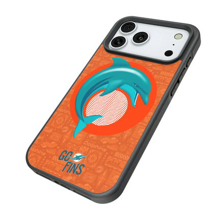 Miami Dolphins Deco Bump Phone Case for Apple iPhone