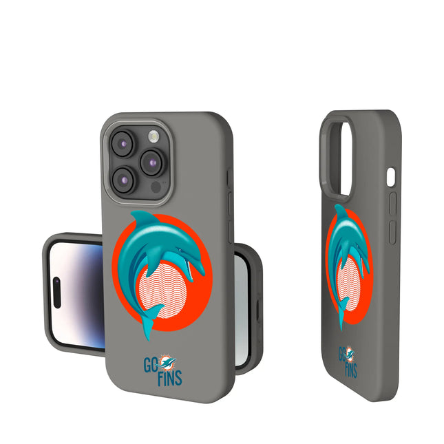 Miami Dolphins Deco Soft Touch Phone Case for Apple iPhone