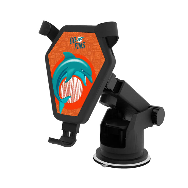 Miami Dolphins Deco Wireless Car Charger