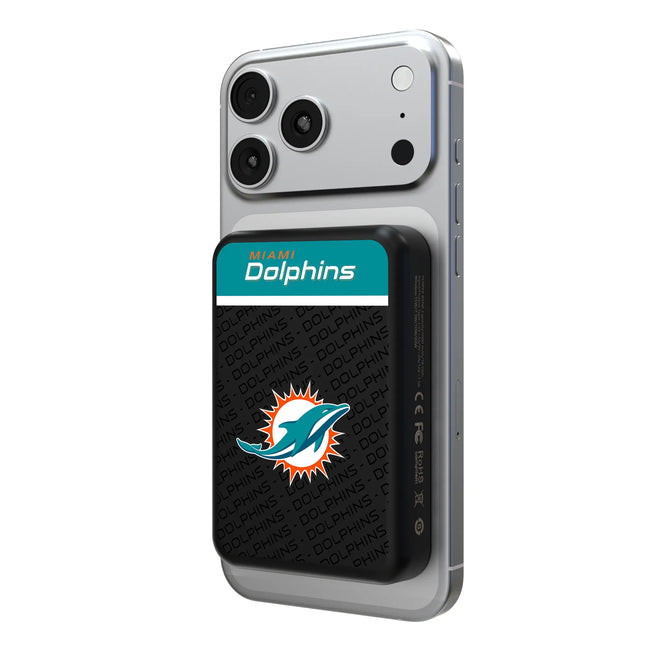 Miami Dolphins Endzone Plus Wireless Mag Power Bank