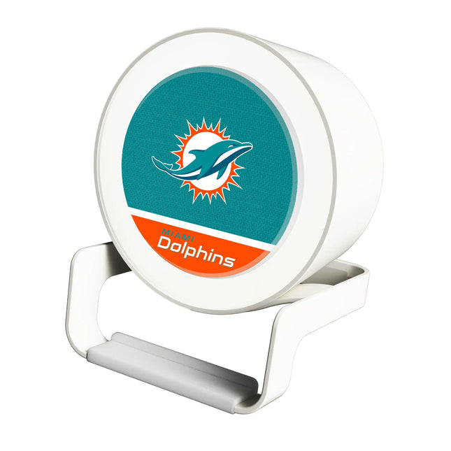 Miami Dolphins Endzone Solid Night Light Charger and Bluetooth Speaker