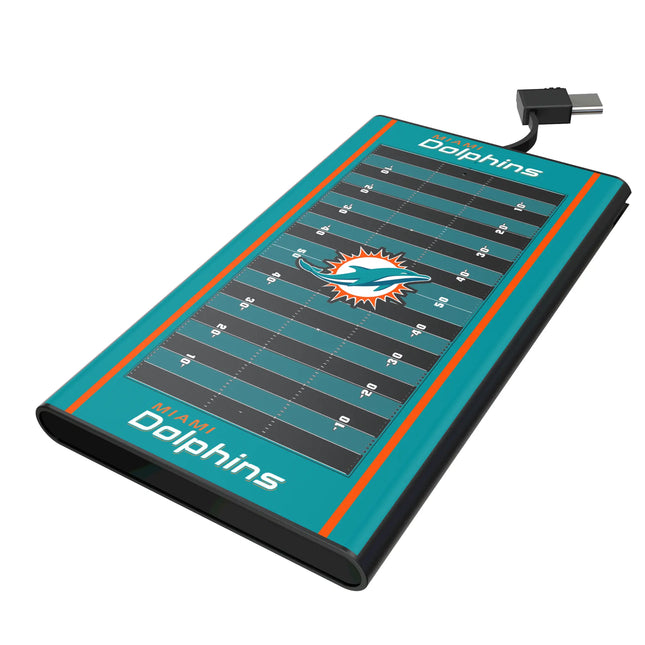 Miami Dolphins Field 5000mAh Flat Powerbank