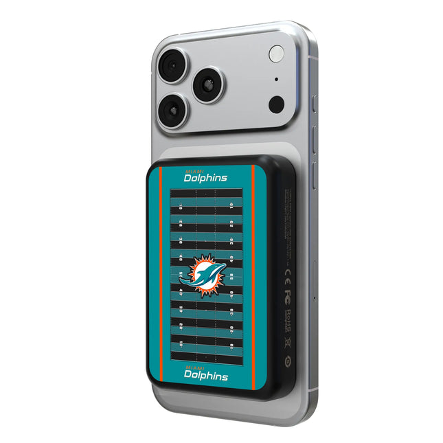 Miami Dolphins Field Wireless Mag Power Bank