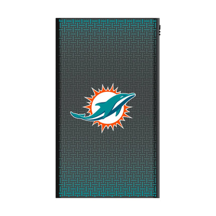 Miami Dolphins Linen 5000mAh Flat Powerbank
