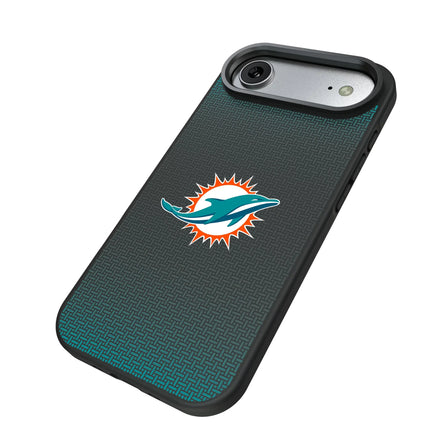 Miami Dolphins Linen Bump Phone Case for Apple iPhone