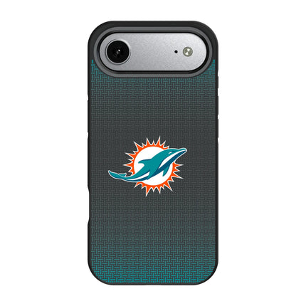Miami Dolphins Linen Bump Phone Case for Apple iPhone