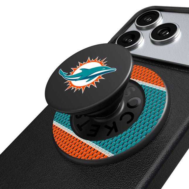 Miami Dolphins Mesh PopSockets Magnetic Phone Grip and Stand