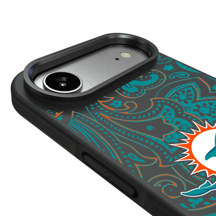 Miami Dolphins Paisley Bump Phone Case for Apple iPhone