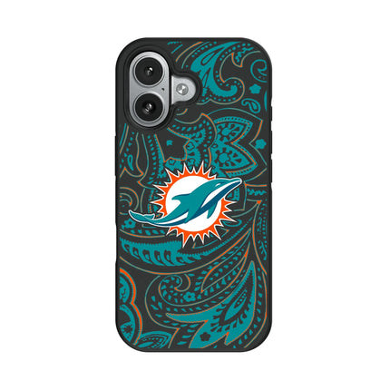 Miami Dolphins Paisley Bump Phone Case for Apple iPhone
