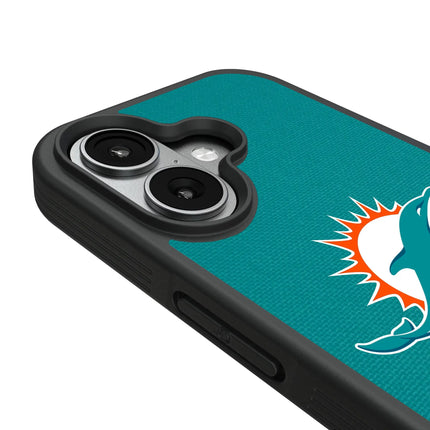 Miami Dolphins Stripe Bump Phone Case for Apple iPhone
