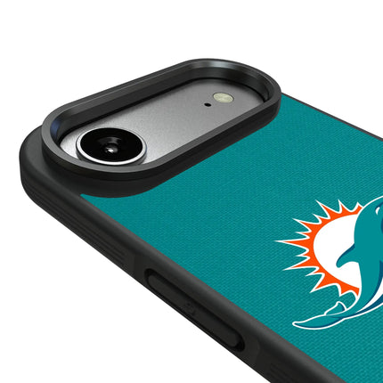 Miami Dolphins Stripe Bump Phone Case for Apple iPhone