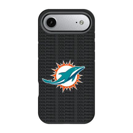 Miami Dolphins Text Backdrop Bump Phone Case for Apple iPhone