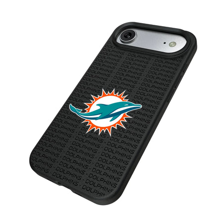 Miami Dolphins Text Backdrop MagSafe Compatible Phone Case for Apple iPhone