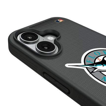 Miami Marlins 1993-2011 - Cooperstown Collection Linen Bump Phone Case for Apple iPhone