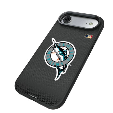 Miami Marlins 1993-2011 - Cooperstown Collection Linen Bump Phone Case for Apple iPhone