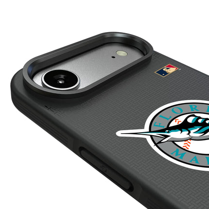 Miami Marlins 1993-2011 - Cooperstown Collection Linen Bump Phone Case for Apple iPhone