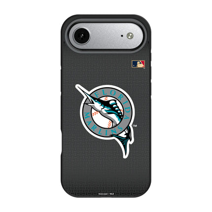 Miami Marlins 1993-2011 - Cooperstown Collection Linen Bump Phone Case for Apple iPhone