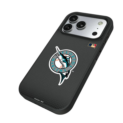 Miami Marlins 1993-2011 - Cooperstown Collection Linen Bump Phone Case for Apple iPhone