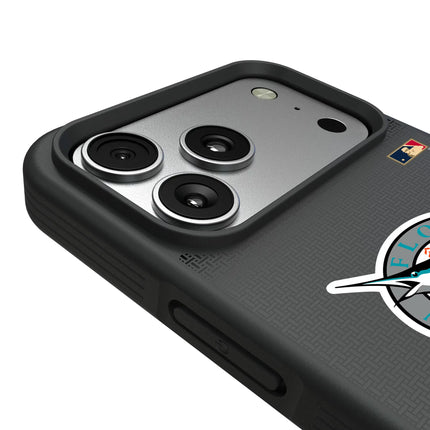 Miami Marlins 1993-2011 - Cooperstown Collection Linen Bump Phone Case for Apple iPhone