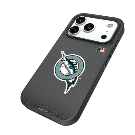 Miami Marlins 1993-2011 - Cooperstown Collection Linen Bump Phone Case for Apple iPhone